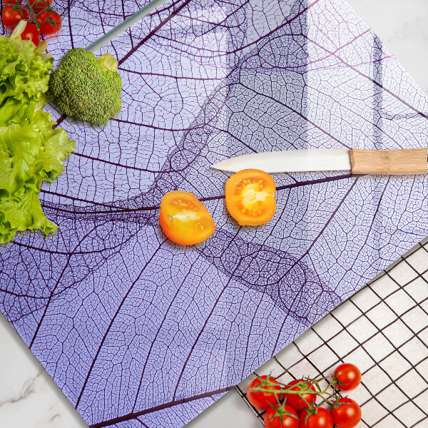 Főzőlap védő üveglap Levelek erekkel