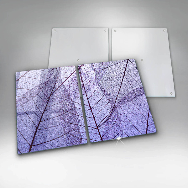 Főzőlap védő üveglap Levelek erekkel