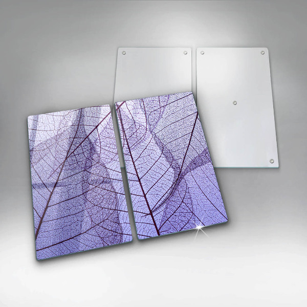 Főzőlap védő üveglap Levelek erekkel