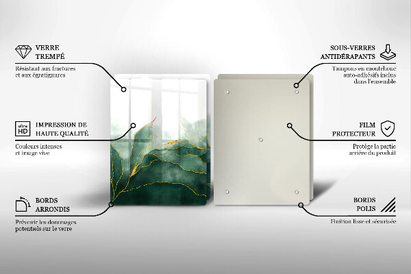 Főzőlap védő üveglap Absztrakt természet