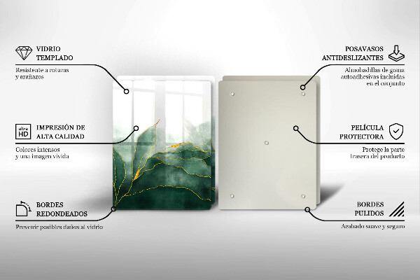 Főzőlap védő üveglap Absztrakt természet