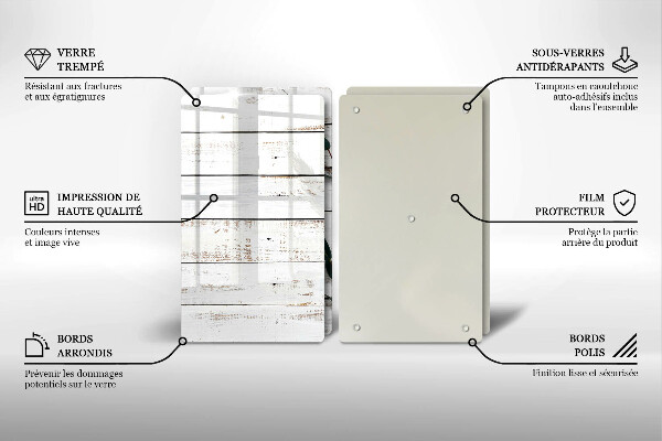 Főzőlap védő üveglap Régi táblák és levelek