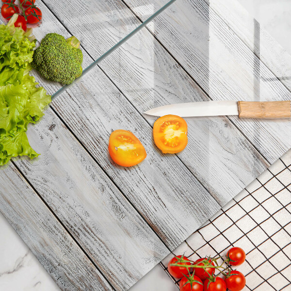 Főzőlap védő üveglap Világos fa táblák