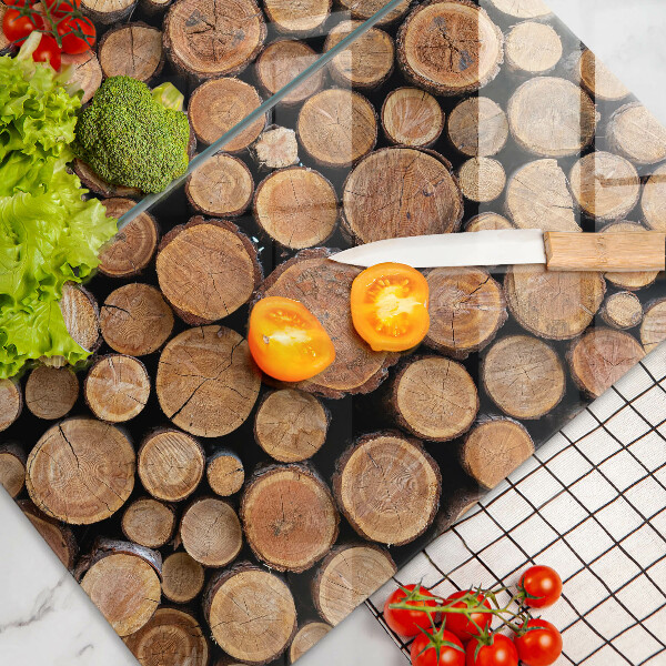 Főzőlap védő üveglap Fatörzsek