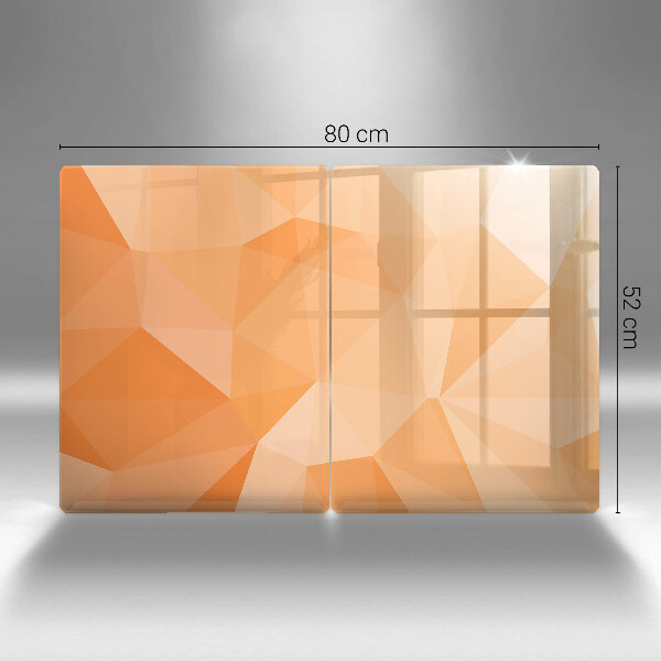 Főzőlap védő üveglap Geometriai háttér