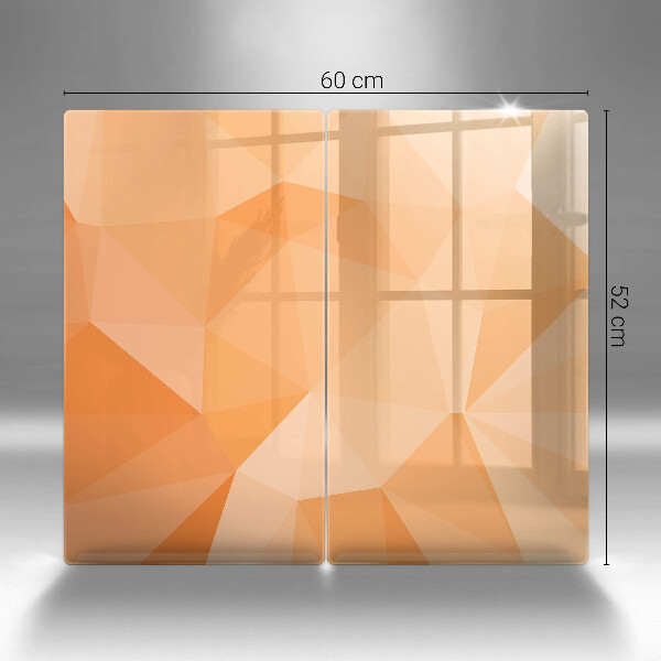 Főzőlap védő üveglap Geometriai háttér