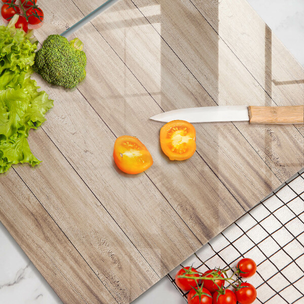 Főzőlap védő üveglap Fadeszkák
