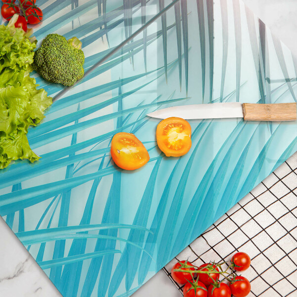 Főzőlap védő üveglap Pasztell levelek