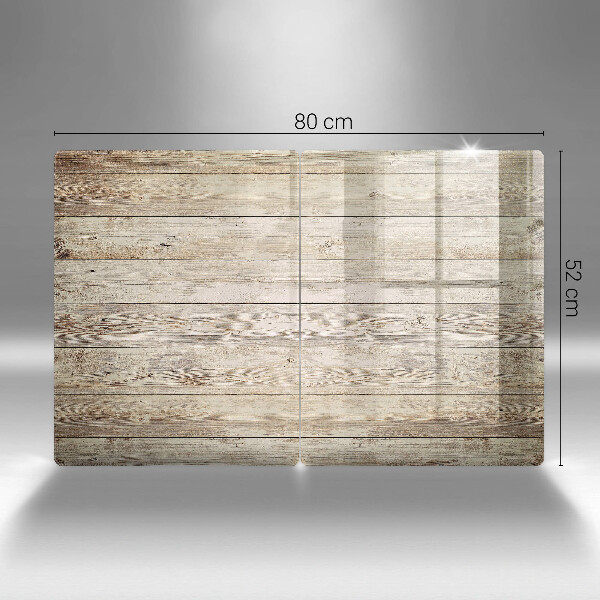 Főzőlap védő üveglap Fadeszkák