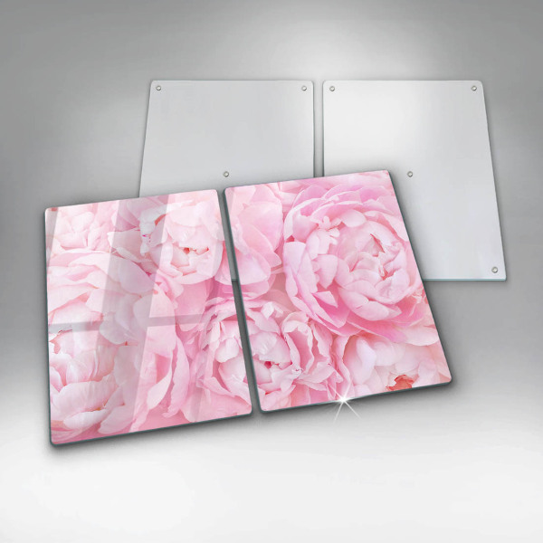 Főzőlap védő üveglap Finom bazsarózsa