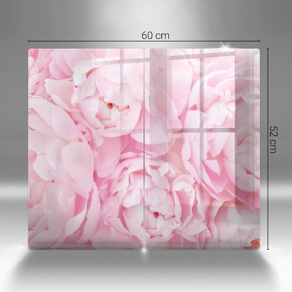 Főzőlap védő üveglap Finom bazsarózsa