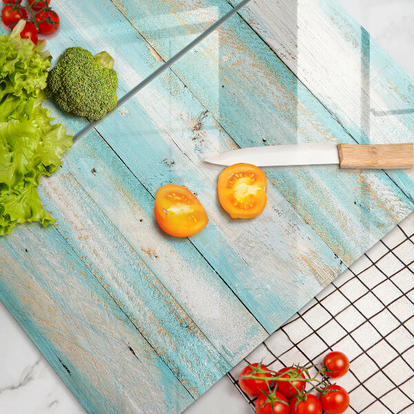 Főzőlap védő üveglap Vintage fa táblák
