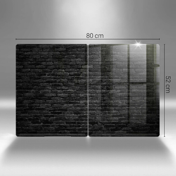 Főzőlap védő üveglap Fali téglafal