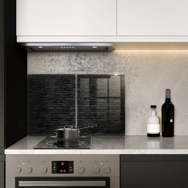 Főzőlap védő üveglap Fali téglafal