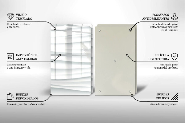 Főzőlap védő üveglap Modern szerkezet