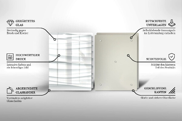 Főzőlap védő üveglap Modern szerkezet
