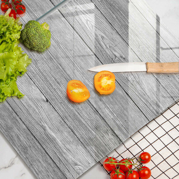 Főzőlap védő üveglap Régi fa táblák