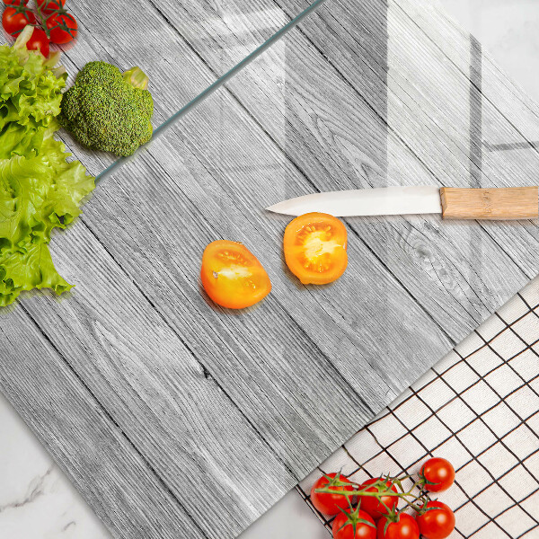 Főzőlap védő üveglap Régi fa táblák