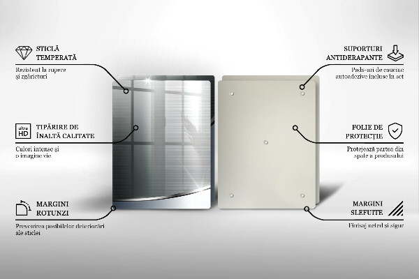 Főzőlap védő üveglap Fém absztrakciós minta