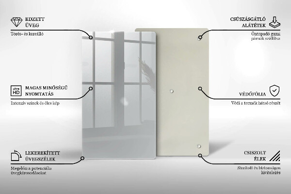 Tűzhely fedőlap Szürke színű