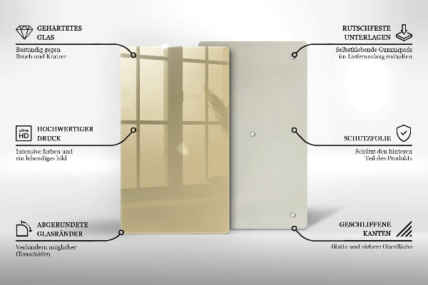 Tűzhely fedőlap Bézs színű