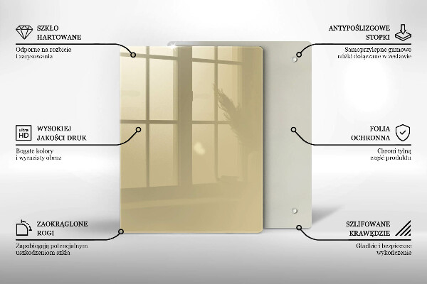 Tűzhely fedőlap Bézs színű