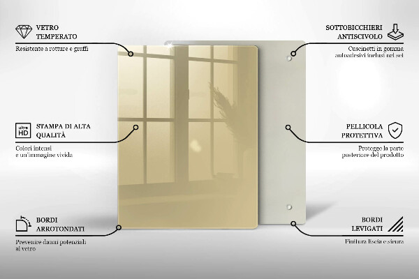 Tűzhely fedőlap Bézs színű