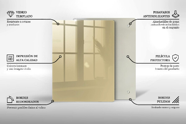 Tűzhely fedőlap Bézs színű