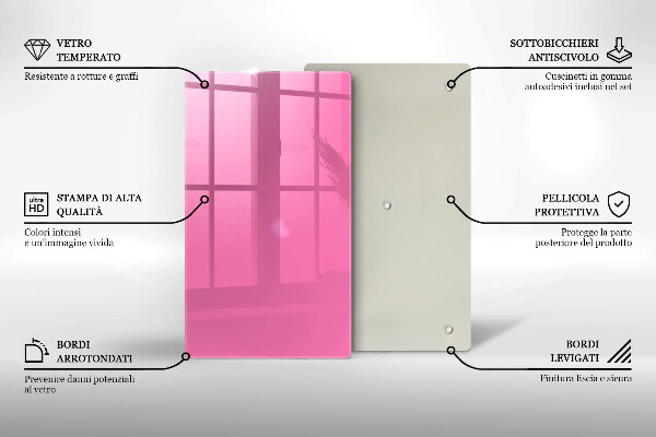 Tűzhely fedőlap Rózsaszín szín