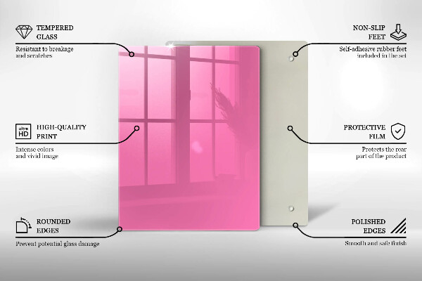 Tűzhely fedőlap Rózsaszín szín