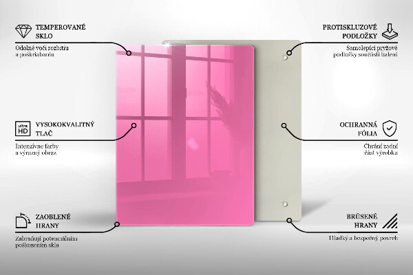 Tűzhely fedőlap Rózsaszín szín