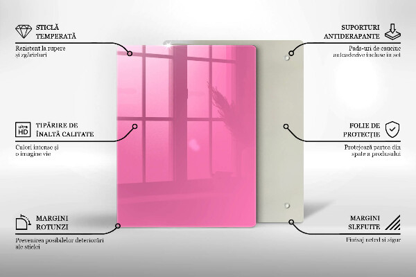 Tűzhely fedőlap Rózsaszín szín