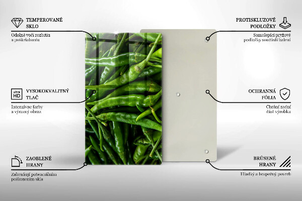 Tűzhely fedőlap Borsó hüvely