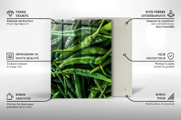 Tűzhely fedőlap Borsó hüvely