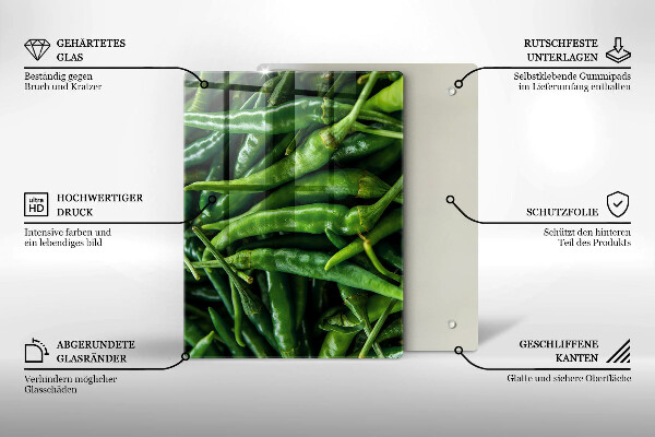 Tűzhely fedőlap Borsó hüvely