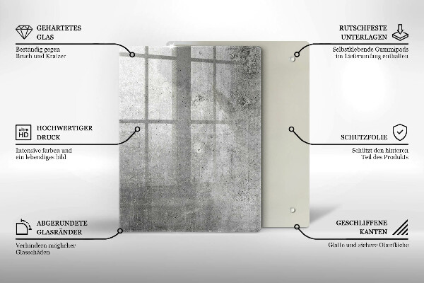 Tűzhely fedőlap Beton textúra