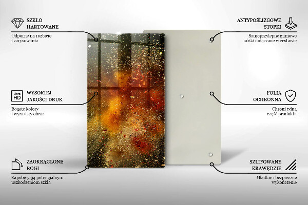 Tűzhely fedőlap Színes fűszerek