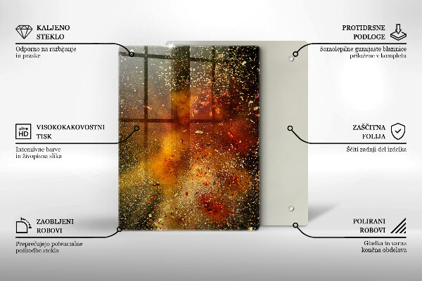 Tűzhely fedőlap Színes fűszerek