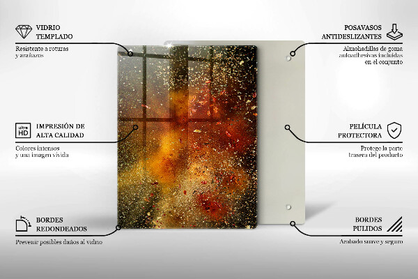 Tűzhely fedőlap Színes fűszerek