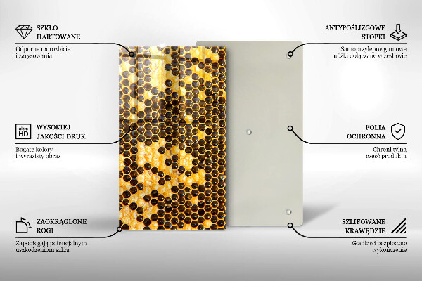 Tűzhely fedőlap Méhsejt