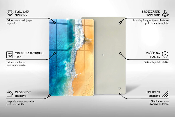 Tűzhely fedőlap Strand és tenger