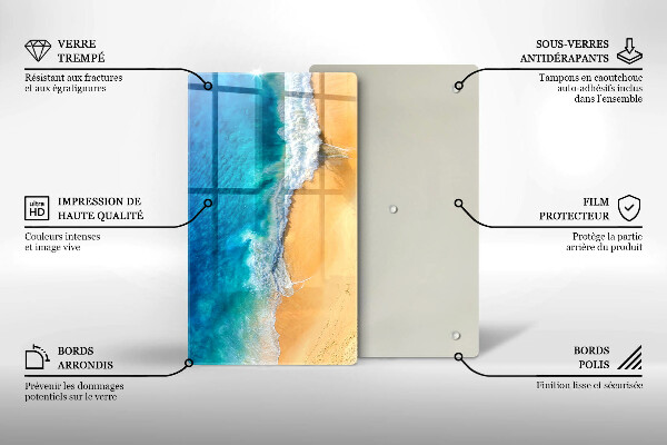 Tűzhely fedőlap Strand és tenger