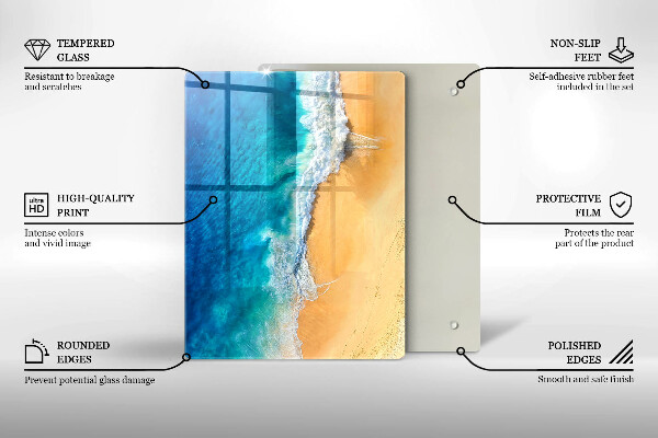 Tűzhely fedőlap Strand és tenger