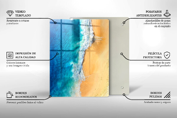 Tűzhely fedőlap Strand és tenger