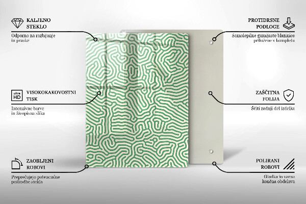 Tűzhely fedőlap Absztrakt vonalak