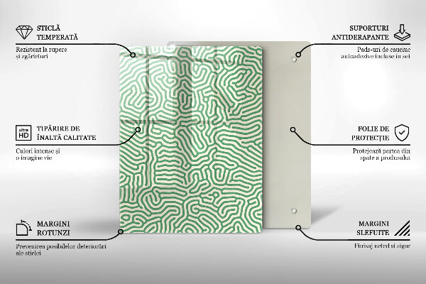 Tűzhely fedőlap Absztrakt vonalak