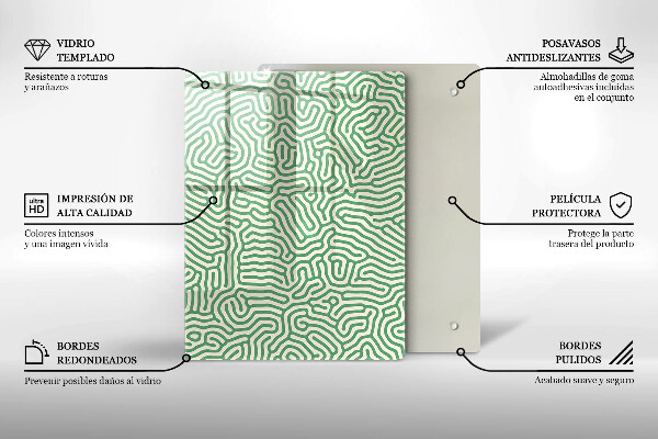 Tűzhely fedőlap Absztrakt vonalak