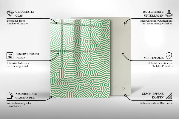 Tűzhely fedőlap Absztrakt vonalak