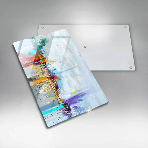 Tűzhely fedőlap Festett absztrakció