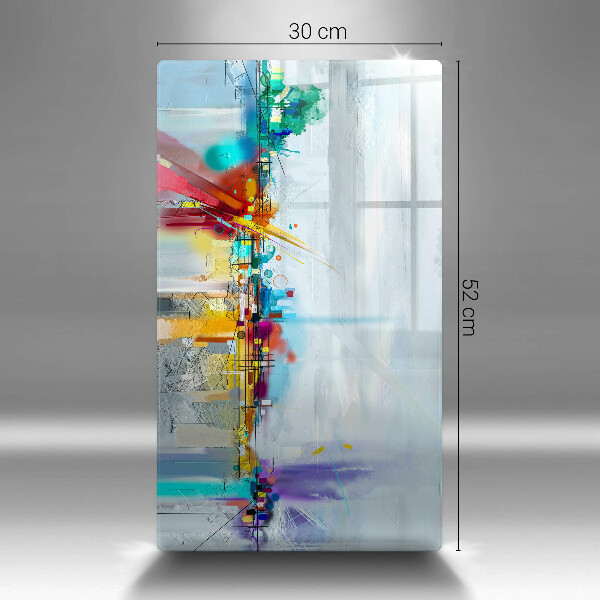 Tűzhely fedőlap Festett absztrakció